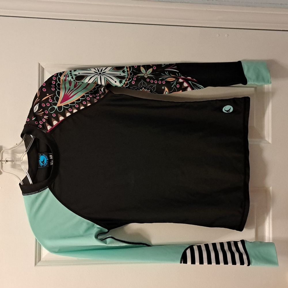 WAVE LIFE GIRLS SWIM TOP